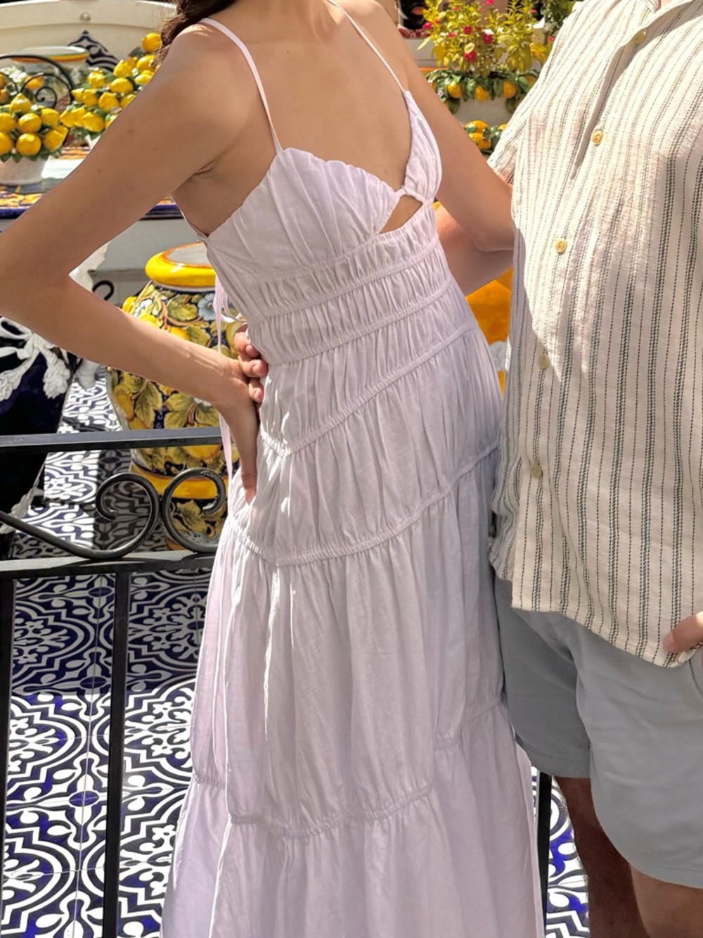SNDYS Elegant White Summer Dress - Revolve